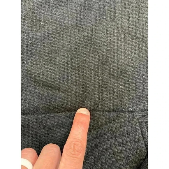 Toes On The Nose Men's Sweater Quarter Zip Pullover Black Ribbed L Surf - Picture 3 of 11